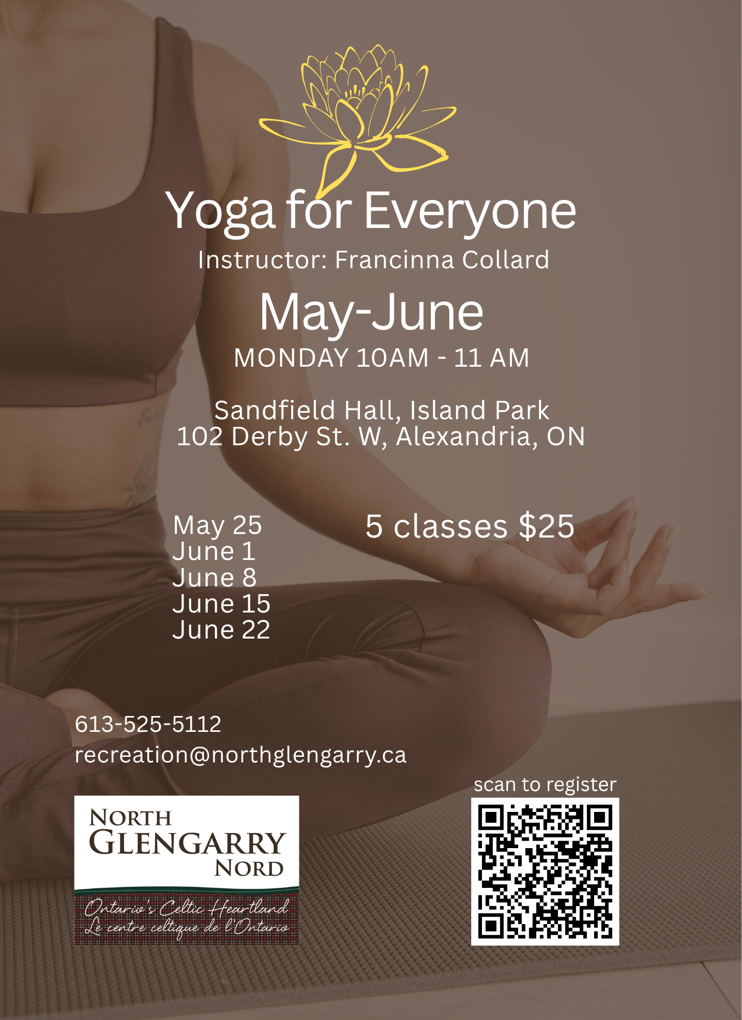 Yoga in North Glengarry